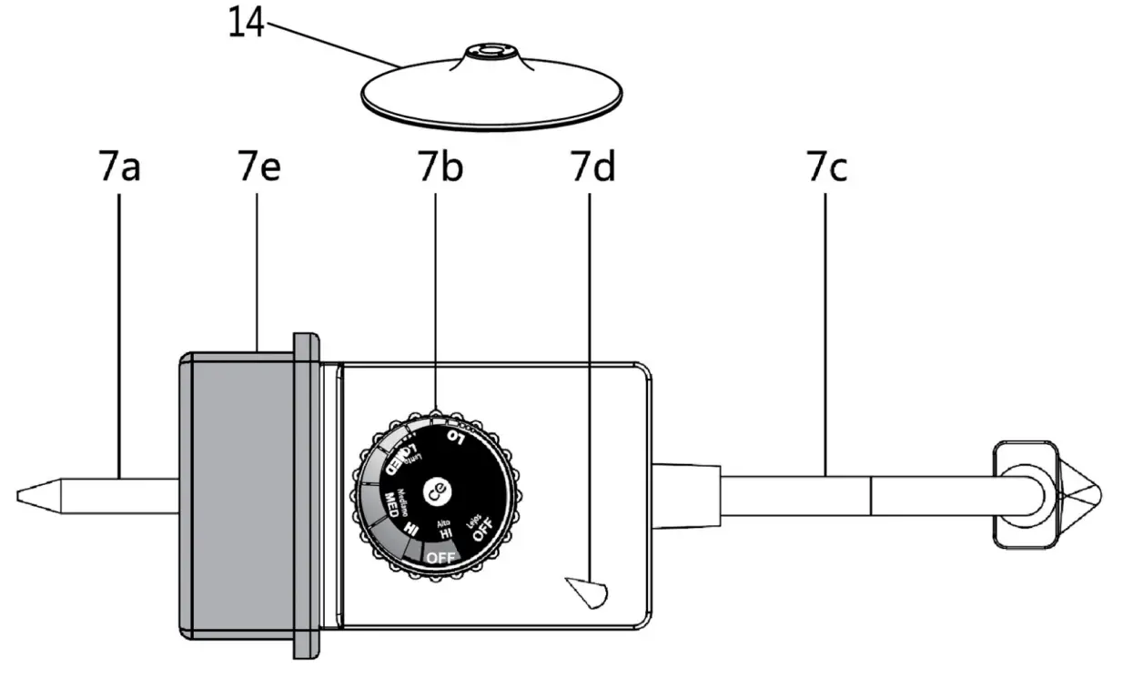 Electric Barbecue Grill Parts