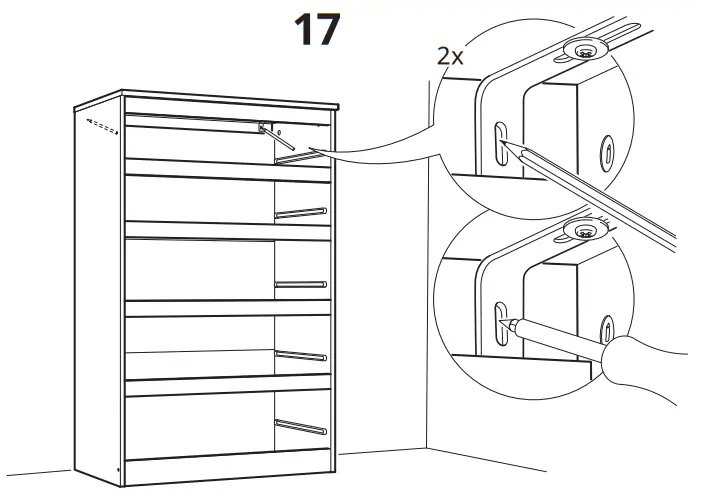IKEA KULLEN Dresser with 5 Drawers - fig13