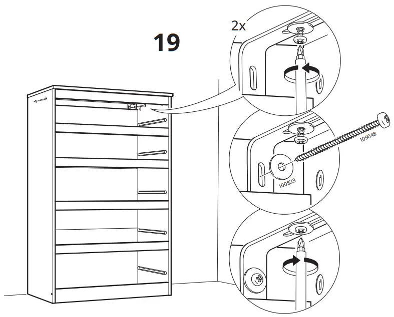 IKEA KULLEN Dresser with 5 Drawers - fig17