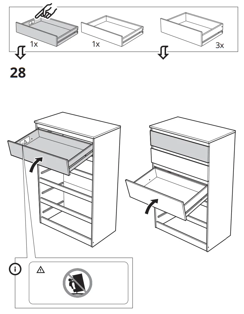IKEA KULLEN Dresser with 5 Drawers - fig22