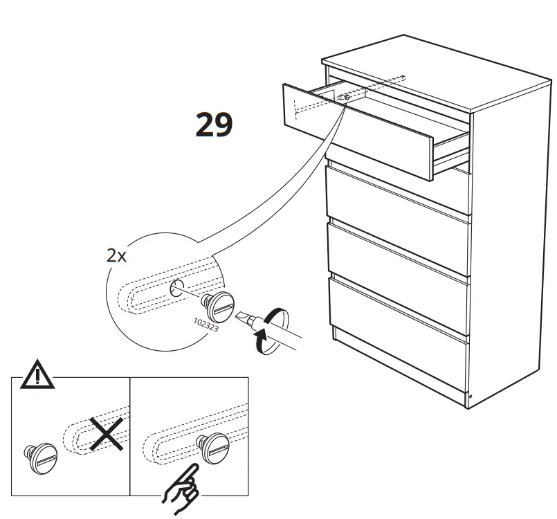 IKEA KULLEN Dresser with 5 Drawers - fig23