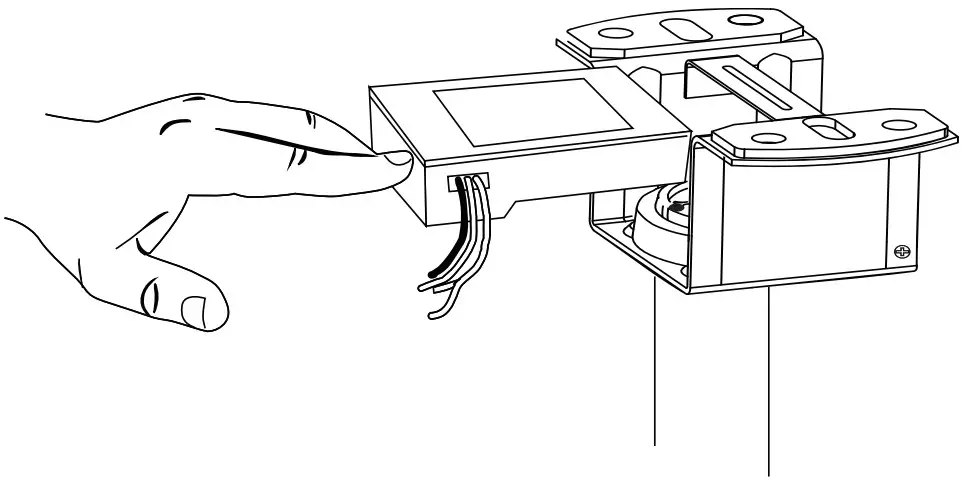 Bracket and arrange the wires