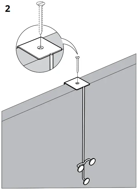 IKEA PLUGGLAND Hanger for Door - Figure3