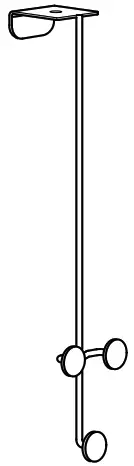 IKEA PLUGGLAND Hanger for Door