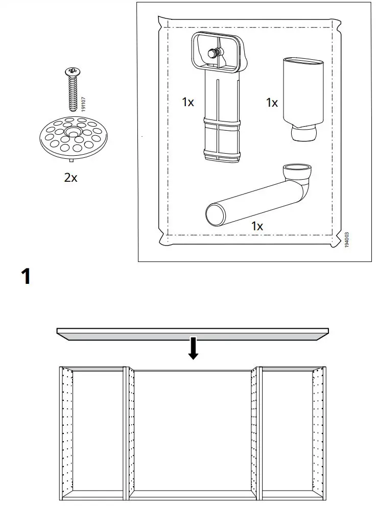 IKEA HAVSEN Apron Front Double Bowl Sink Instruction Manual - How to use 1