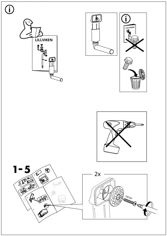 IKEA HAVSEN Apron Front Double Bowl Sink Instruction Manual - How to use 16