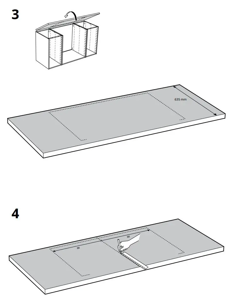 IKEA HAVSEN Apron Front Double Bowl Sink Instruction Manual - How to use 3,4