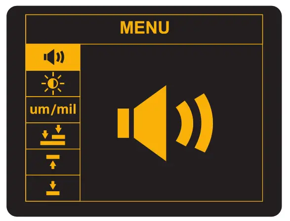 UNI-T UT343D Coating Thickness Gauge - sound