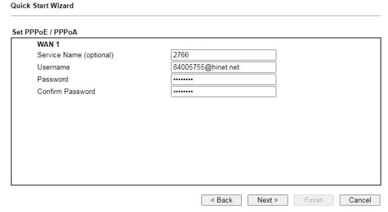 DrayTek Vigor2766 Series GFast Security Router - settings