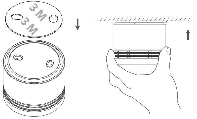 IMOU ZS2 Smart Smoke Alarm - Method 1