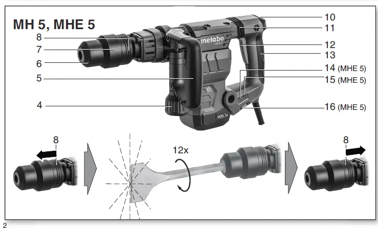 metabo-KHE-5-40-Combination-Hammer-Drill-2