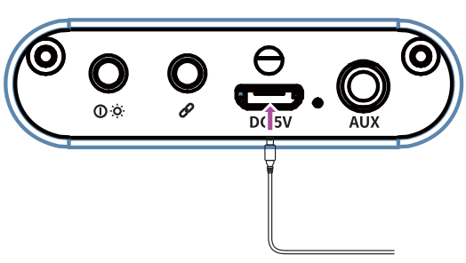 1. The USB charging cable has a Micro USB plug and a standard USB plug.