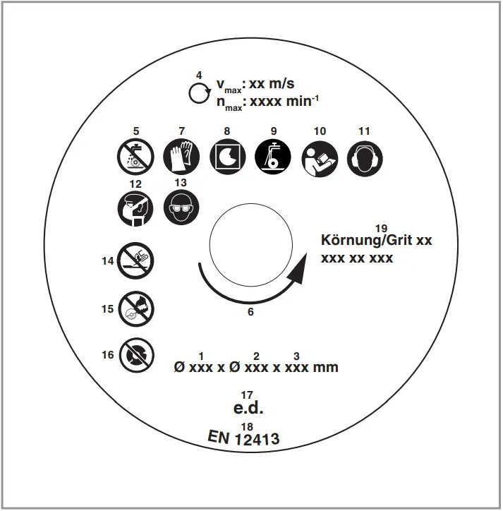 Westfalia SPK13 Grinding and Cutting Wheels