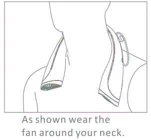 Shenzhen-Weiteshijia-U-23-Bluetooth-Neck-Fan-with-Headphone-FIG-2