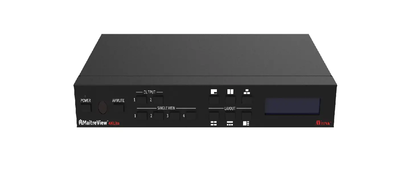 Av Link Maitreview 4klite Multi-window Video Processor User Guide