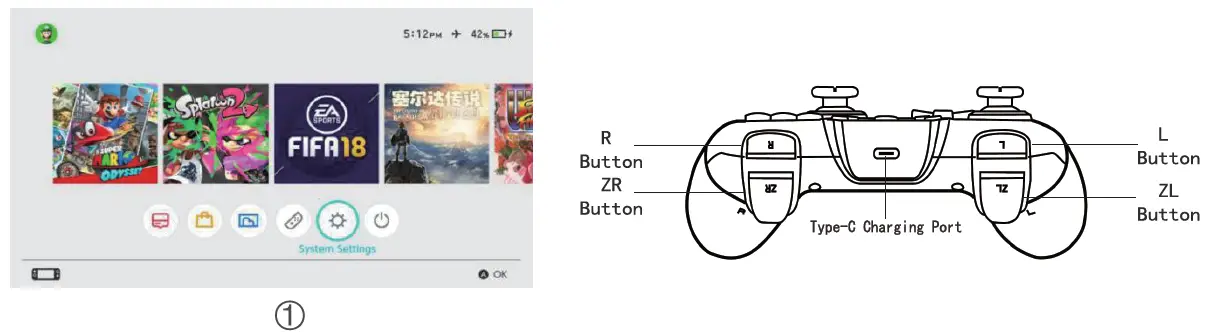Nintendo-SW001-Wireless-Controller-for-N-SL-fig 1