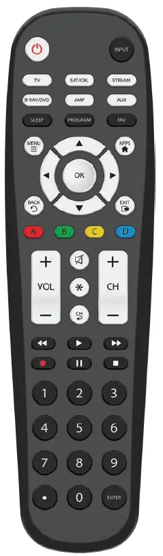 Myblackwebremote-BWB17AV002-Universal-Remote