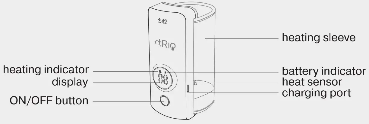 dRio BW6 Smart Bottle Warmer - Product functions