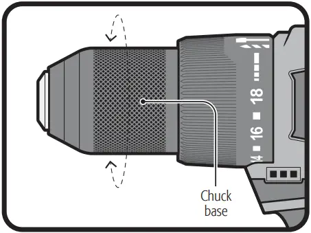 TRUPER ROTI 20A 20V Cordless Hammer Drill - adaptors assembly