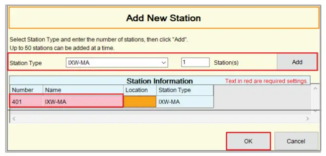 Adding an IXW-MA to an Already Existing System