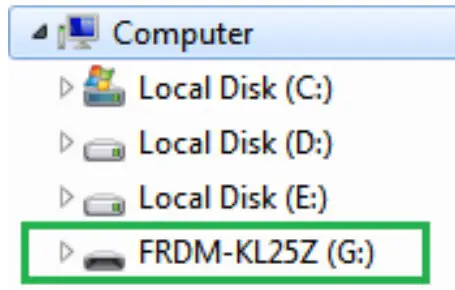 Left pane of Windows File Explorer