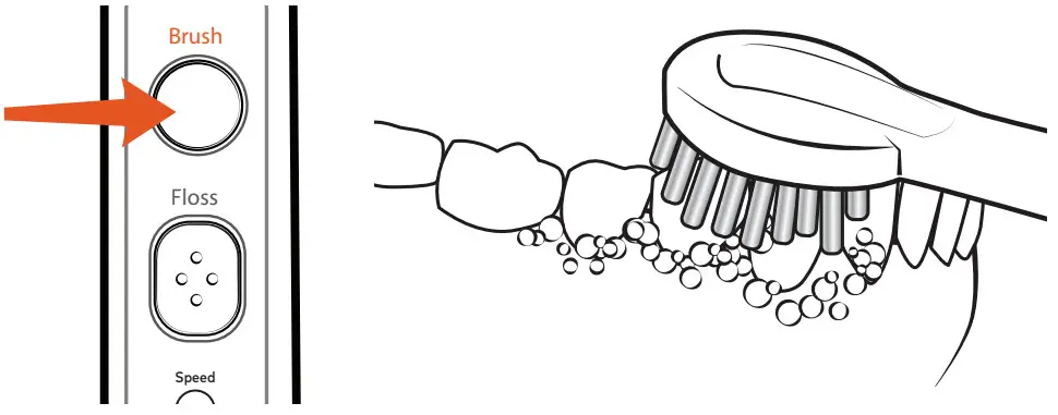 waterpik SF-04 Sonic-Fusion Professional Flossing Electric Toothbrush - Brush