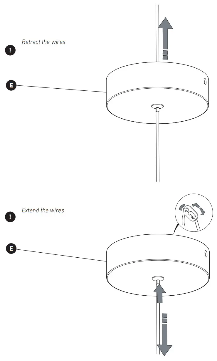 artika PDT CA5C HD2CR Carat 1 Light LED Pendant - HEIGHT ADJUSTMENT