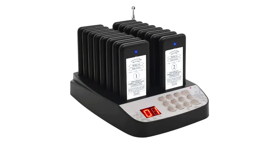 Tomarsy Tms-127 Pager And Buzzer User Manual