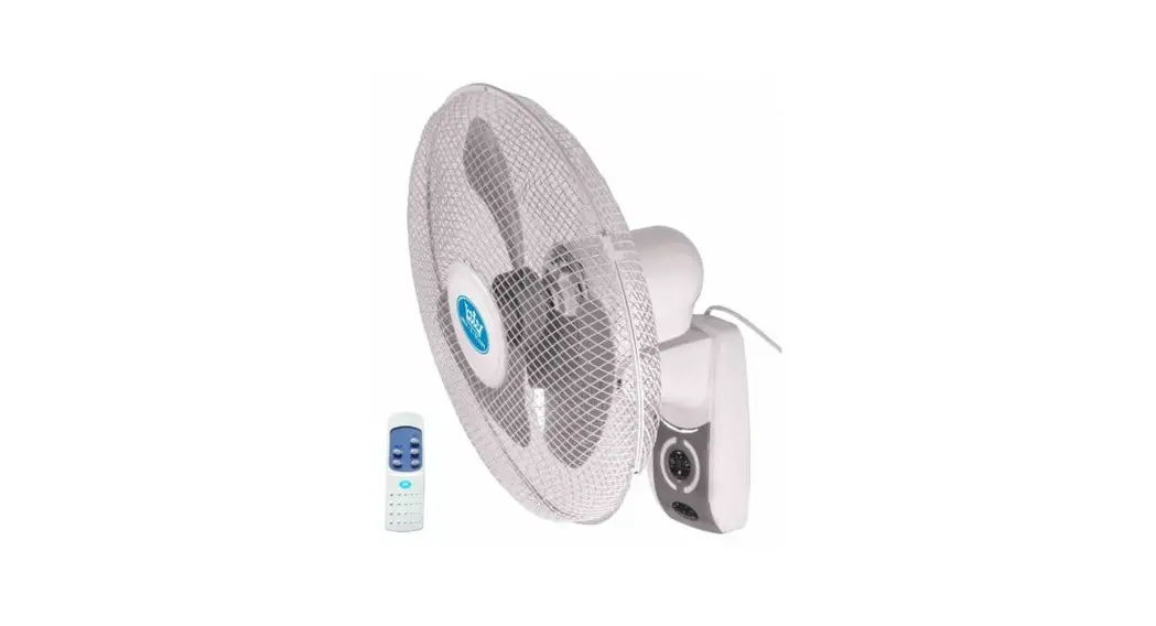 Prem-i-air Eh1623 16 Inch White Remote Control Wall Fan User Manual