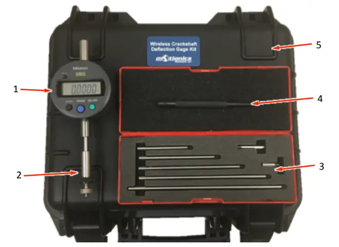motionics 021617 Wireless Crankshaft Deflection Gage Kit -