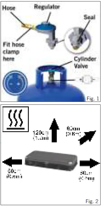 CADAC 202P1 2 Cook 2 Pro Deluxe Gas Stove-fig-1