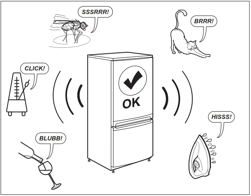 AEG SCB618F3LS Fridge Freezer - NOISES