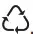 Recycle materials with the symbol