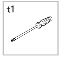 dataflex Addit 34.4691606010 Cable Guide Sit Stand - Parts 1