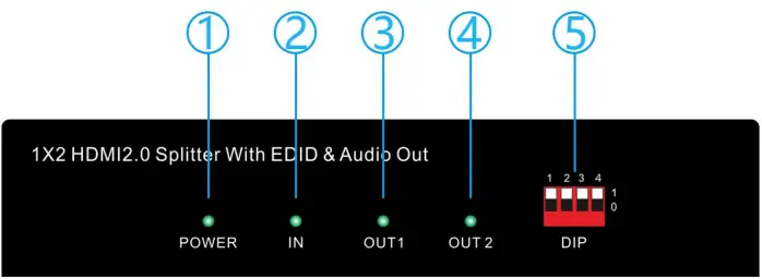 HDTV-SUPPLY-HDTV4K601x2HDMI-4K-60-Hz-1x2-HDMI-Splitter-with-EDID-Scaling-and-Audio-fig 1