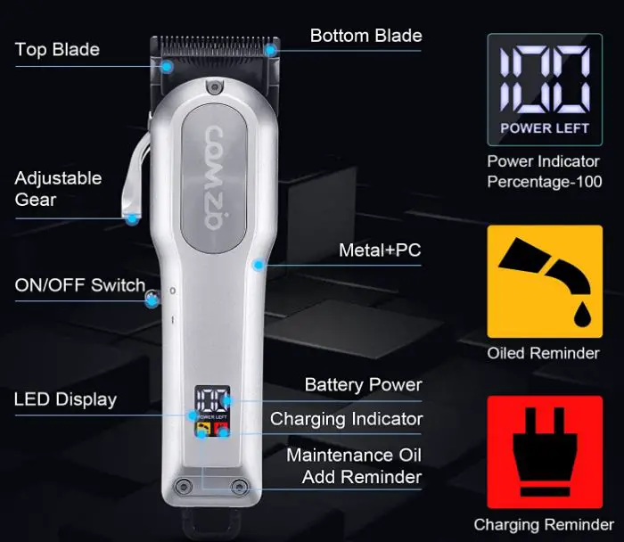 COMZIO-Y3-Cordless-Hair-Clippers-FIG-2