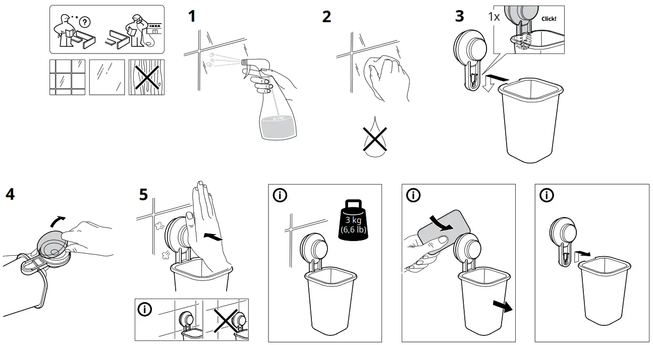 IKEA TISKEN Toothbrush Holder - Figure1