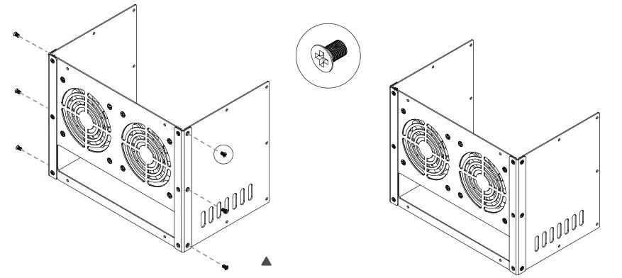 UCTRONICS U6260 Complete Enclosure for Raspberry Pi Cluster - Installation 4