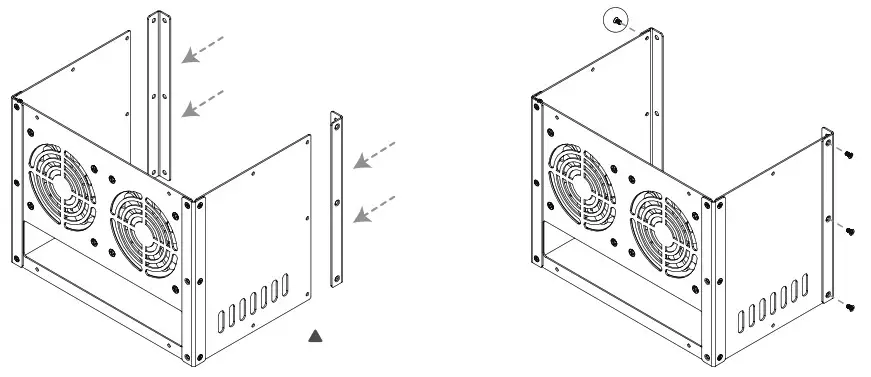 UCTRONICS U6260 Complete Enclosure for Raspberry Pi Cluster - Installation 5