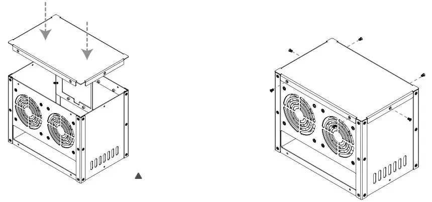 UCTRONICS U6260 Complete Enclosure for Raspberry Pi Cluster - Installation 7