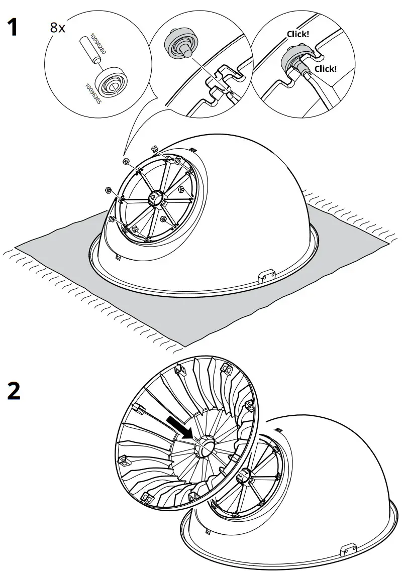 IKEA PS LÖMSK Swivel Chair - fig 2