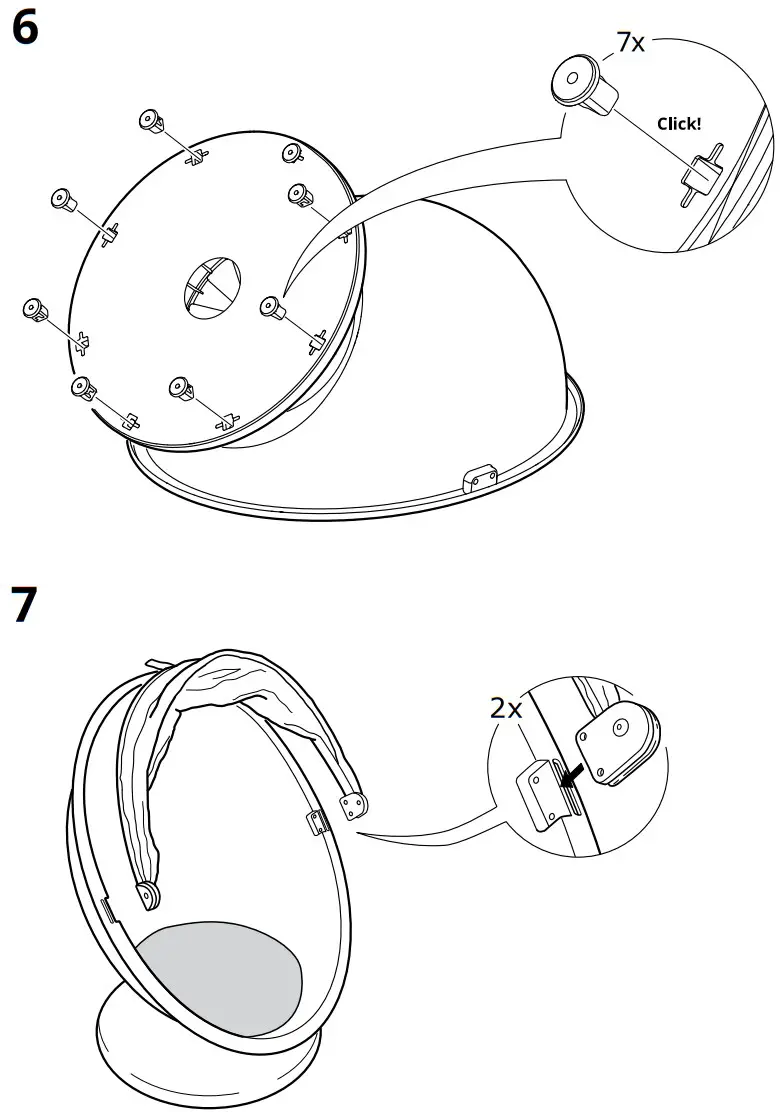 IKEA PS LÖMSK Swivel Chair - fig 5