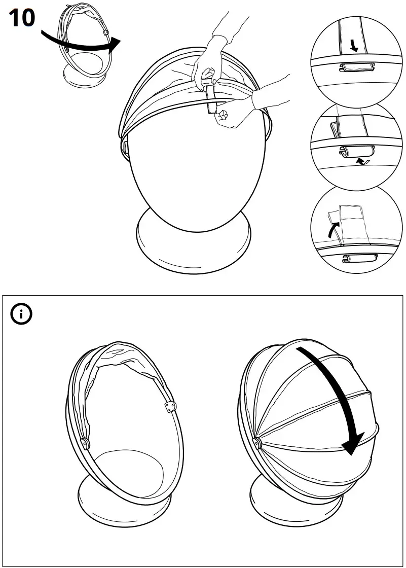IKEA PS LÖMSK Swivel Chair - fig 7