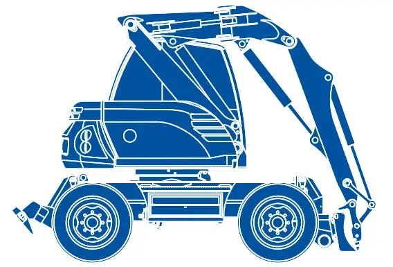 Mecalac 714MW Wheeled Excavator -