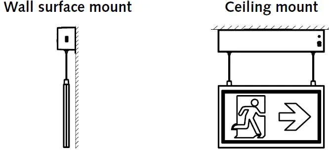 MALMBERGS ESA11 LED Emergency Exit Sign Hera 10