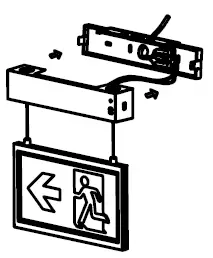 MALMBERGS ESA11 LED Emergency Exit Sign Hera 7