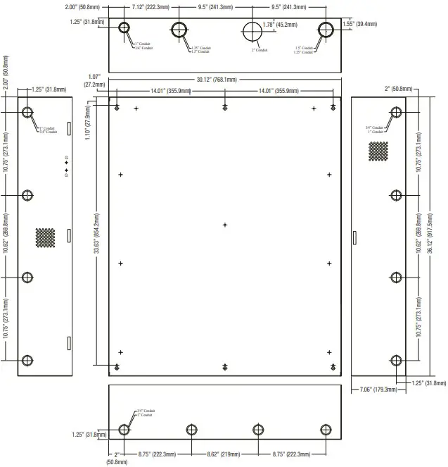Dimensions and Drawing