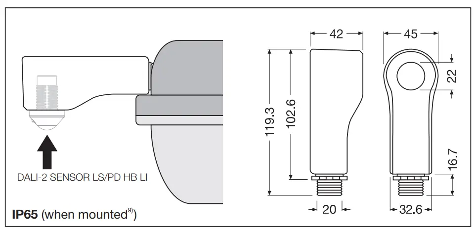 Batten mount adapter (Optional)8)