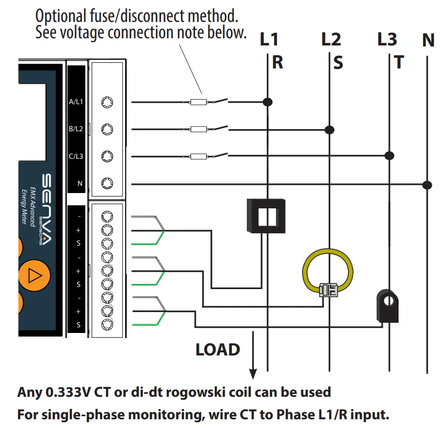 Typical 3ø Wiring 120 To 600vac