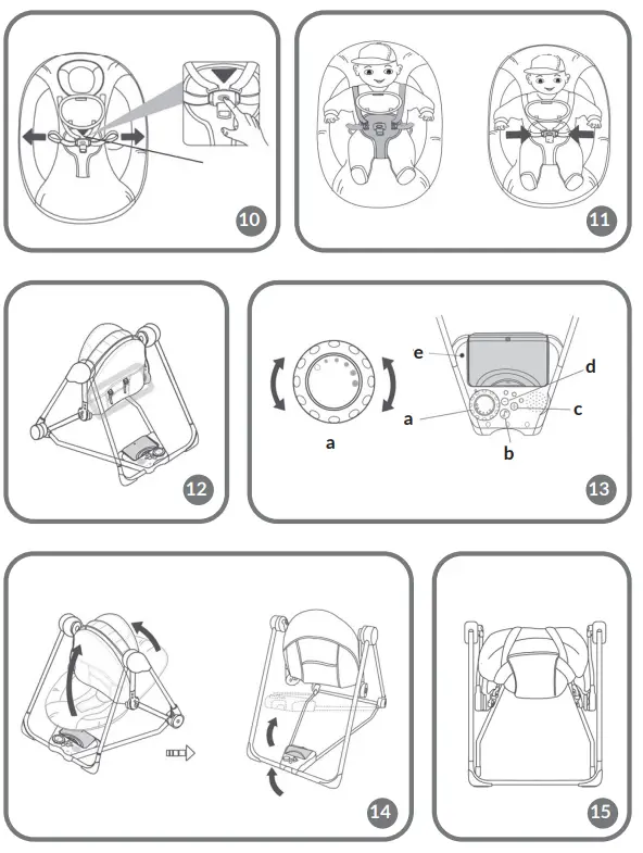 lionelo Otto Baby Swing
